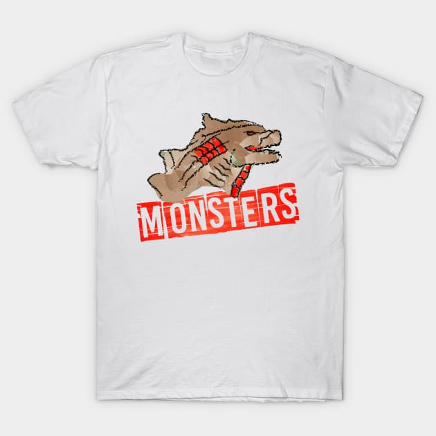 Monster T-Shirt by Toogoo